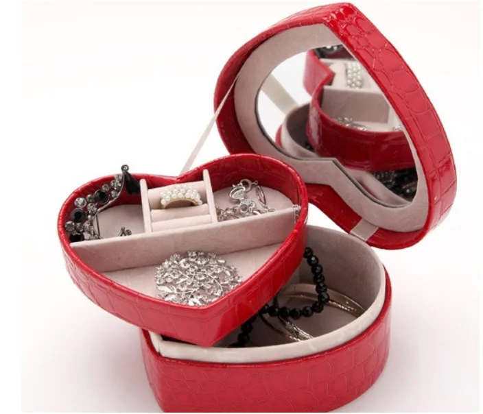 Caja De Almacenamiento De Gran Capacidad,Para Joyas,Pendientes,Collar