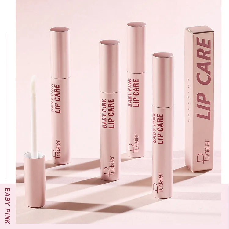 

2021 Pudaier Moisturizing Vegan Lip Balm Light Lip Gloss For Lip Care