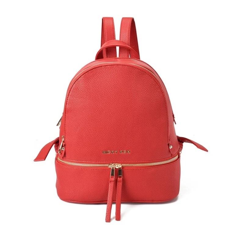 

Hot Selling Fashion Waterproof Hiking Shoulder Bag Solid Color Backpack For Women