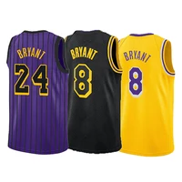 

Latest Design Embroidery Men's #8/#24 Kobe Bryant Custom Basketball Jerseys/wear