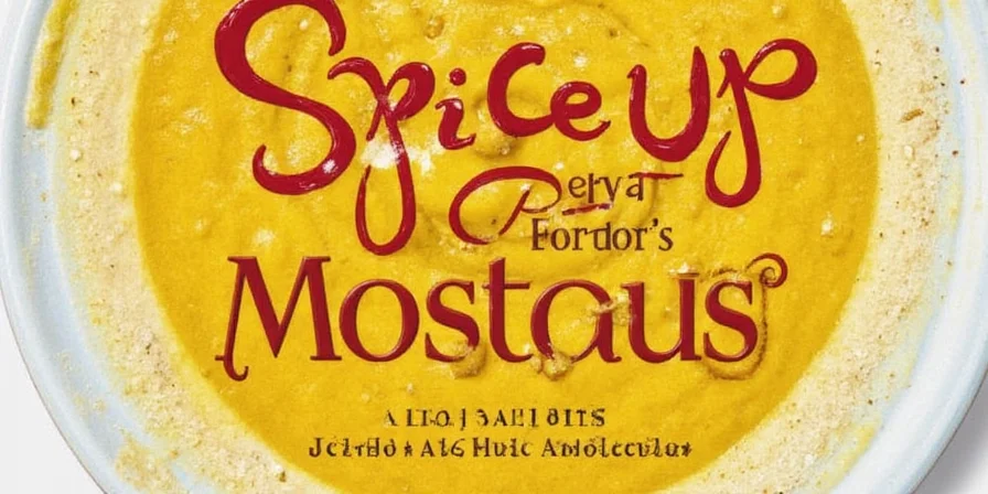 Assorted Spices on a Cutting Board Next to a Jar of Mustard