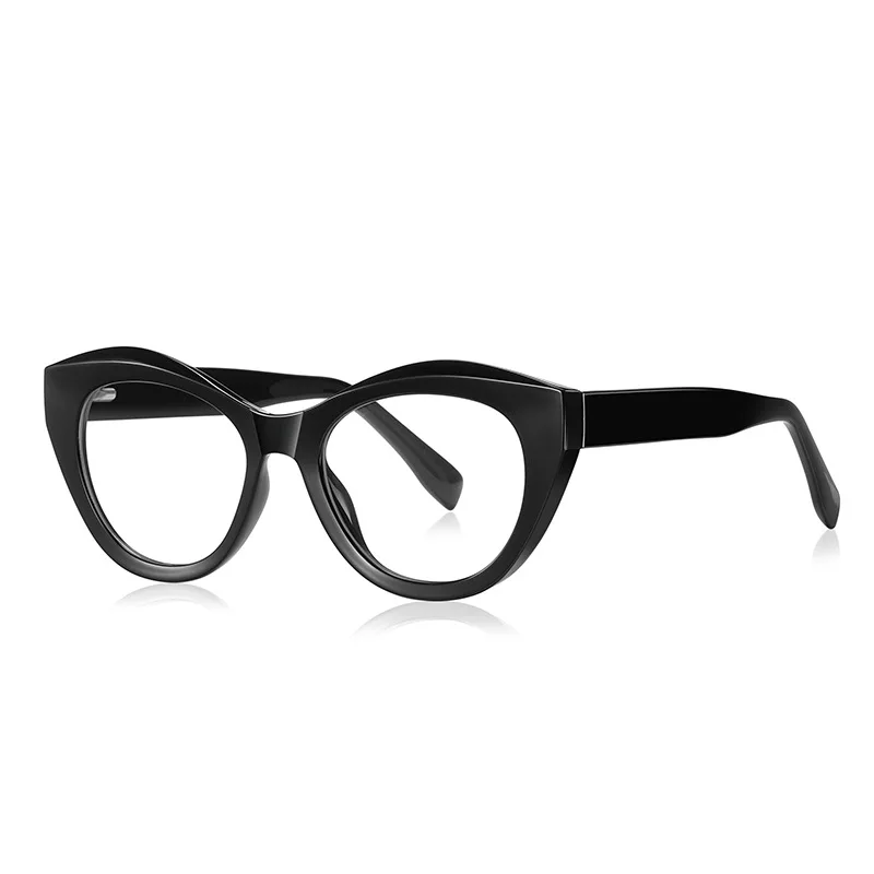 

2168 wholesale cat eye eyeglasses frames trendy Female Optical Style Cat Eye blue light blocking Reading Glasses