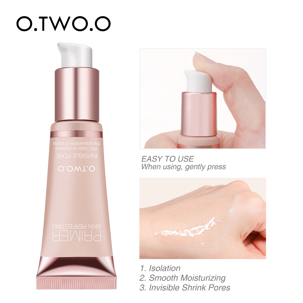 

O.TWO.O 2020 Wholesale Base Organic Moisture Brighten Sunscreen Oil Control Waterproof Makeup Liquid Face Primer