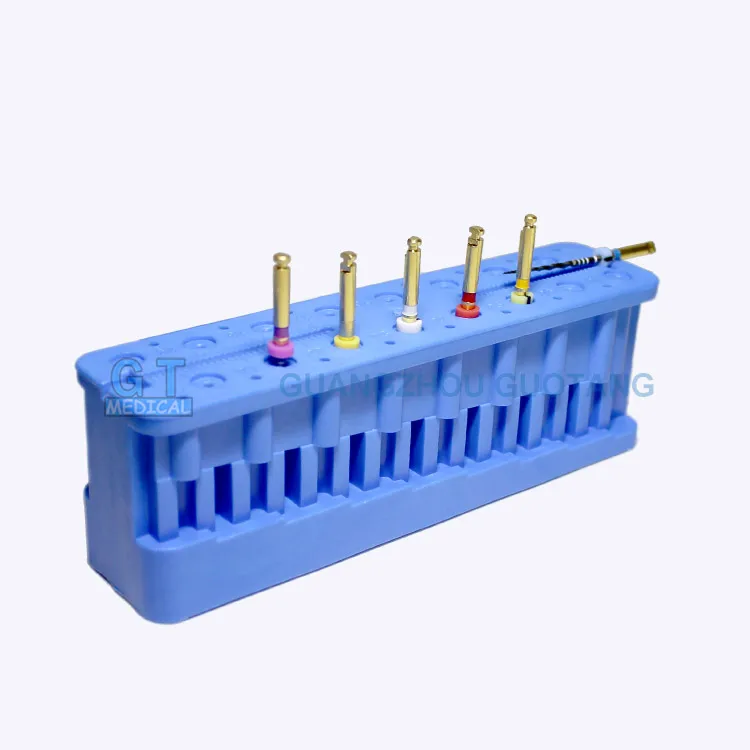 

Dental Blue Box Disinfection Cleaning Root Canal Ruler/Endo Measuring Block