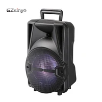 

8inch Special price Hot sell Portable Style Active Speaker With USB/TF input and FM Radio