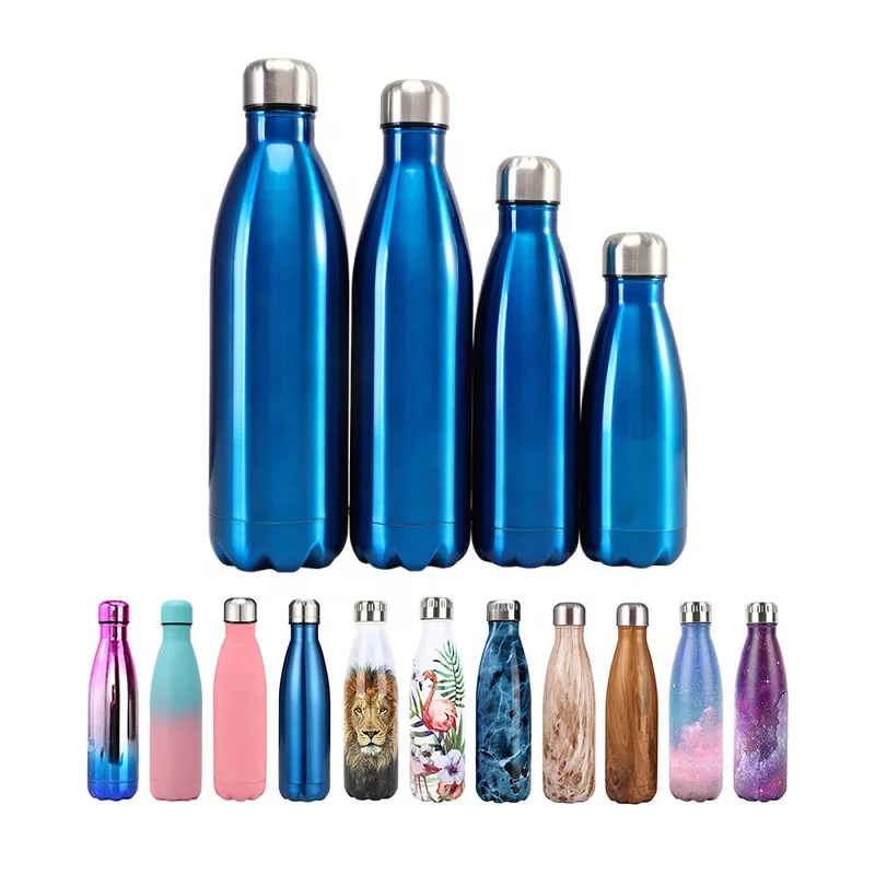

TY logo customized 350ml 500ml 750ml Food grade Cola Shape Water sport Bottle, Customized color