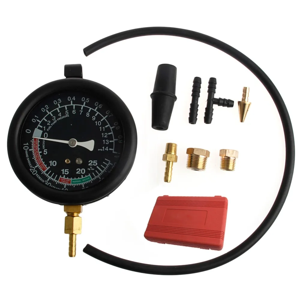Fuel Pump and Vacuum Tester Gauge Leak Carburetor Pressure Diagnostics Hot sell!