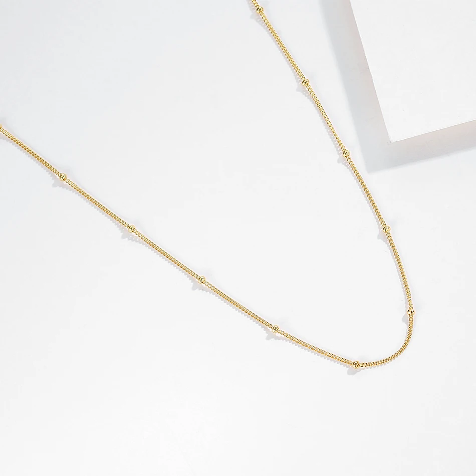 

Fashion Necklace Jewelry 925 Sterling Silver Minimal Satellite Ball Choker Necklace 18k Gold Vermeil Minimal Satellite Choker