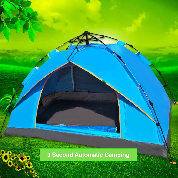 

2 Person Portable Automatic Family Beach Sunshade Quick Outdoor Camping Tents for Sale