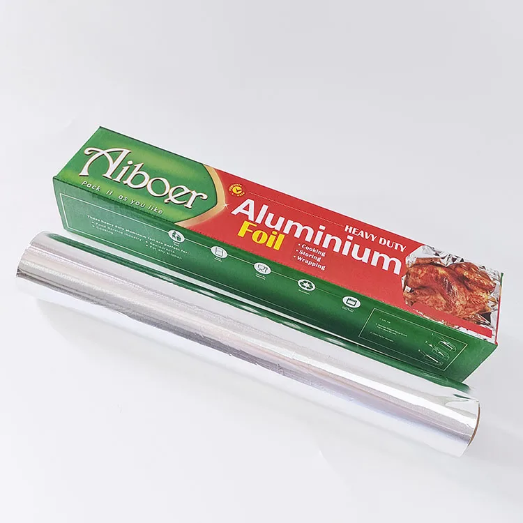 Factory Direct Wholesale 37.5SQ.FT. 200SQ.FT. Food Grade Falcon Aluminium Foil Roll Food Package Foil Paper for Food