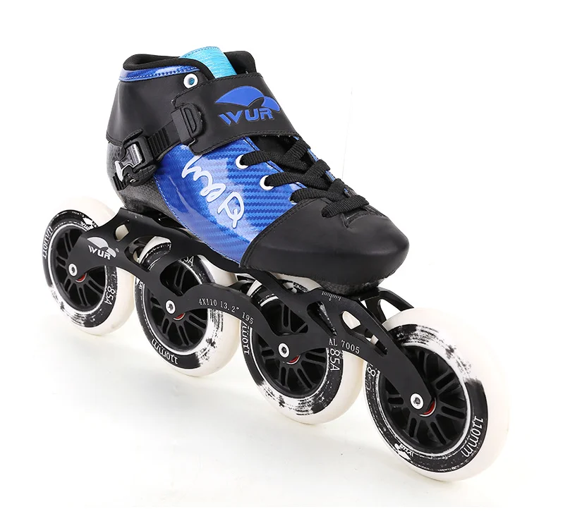 1.5 Layer Carbon Fiber Quad Roller Skates 4 Wheel Inline Speed Skates