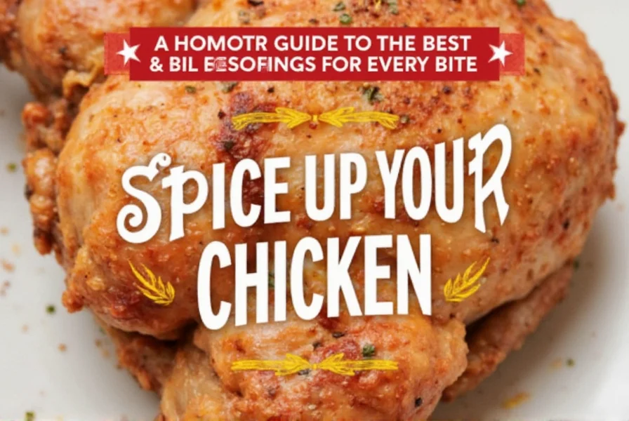 spice up your chicken a humorous guide to the best seasonings for every bite