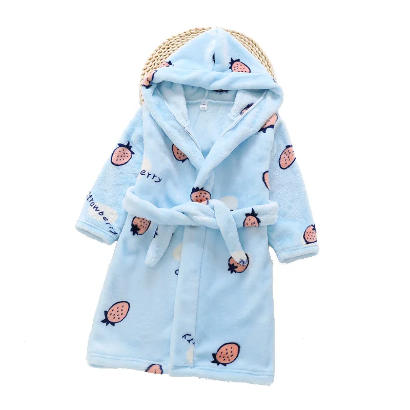 

Children Bath Robe Baby Towel Children's star Unicorn Hooded Bathrobes For Boys Girls pajamas Kids Sleepwear Robe