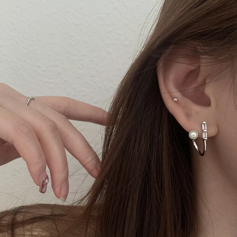 

925 stamped New Arrival Office/career Style Casual/sporty Style Earrings