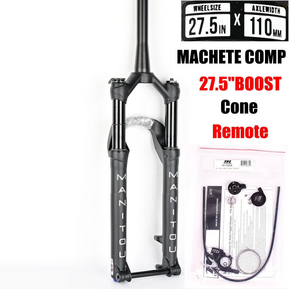 

Catazer MACHETE COMP Bike Fork 27.5 29er 15X110MM Mountain MTB Bicycle Suspension Oil and Gas Remote Lock Cone 100MM