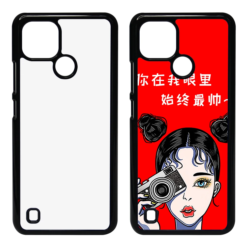 

Prosub Wholesale Bulk Blank Sublimation Cell Phone Case For OPPO Realme C21 C20 C11 X3 Sublimation 2D Hard PC Phone Cases, White/black/clear