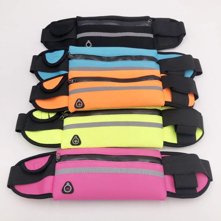 

Adjustable Custom Logo Waterproof Fanny Pack Sport Waist Bag, Customized color