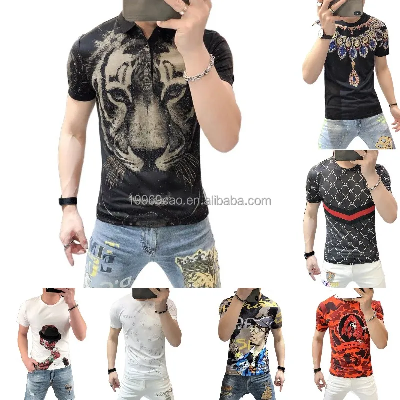 

2022 hot men's T-shirt 3D printed short sleeve T-shirt summer casual T-shirt wholesale, Customized color