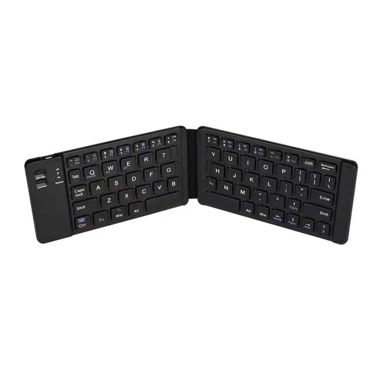 

Two-fold Ultra-thin Design USB Charging Foldable 67 Keys Folding Wireless Keyboard for PC Laptop