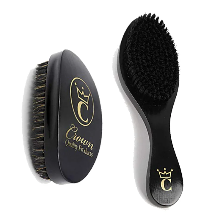 

wholesale 100% boar bristle custom logo 360 wave brush