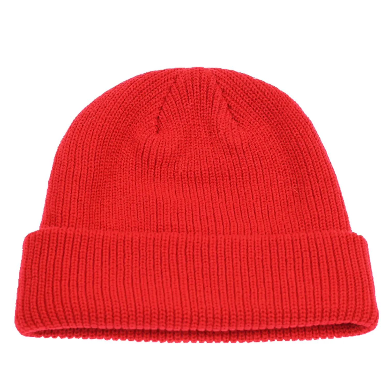 Men Knitted Hat Beanie Skullcap Sailor Cap Cuff Brimless Retro Navy ...