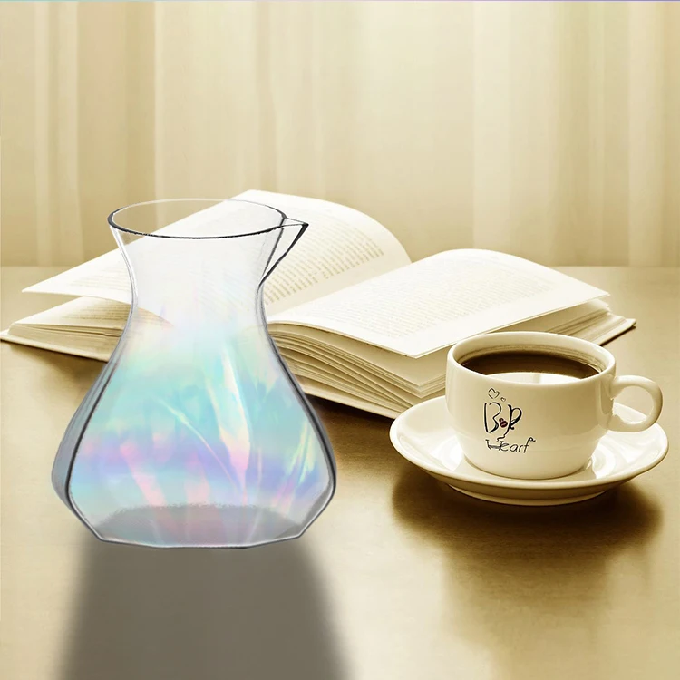 

400ml 600ml Heat Resistant Borosilicate Glass Coffee Maker Pour Over Glass Coffee Pot With Stainless steel strainer, Clear /electroplating spray color