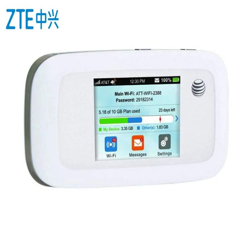 

ZTE MF923 Unlocked 4g lte wifi Router LTE Bands 2/4/5/17/29