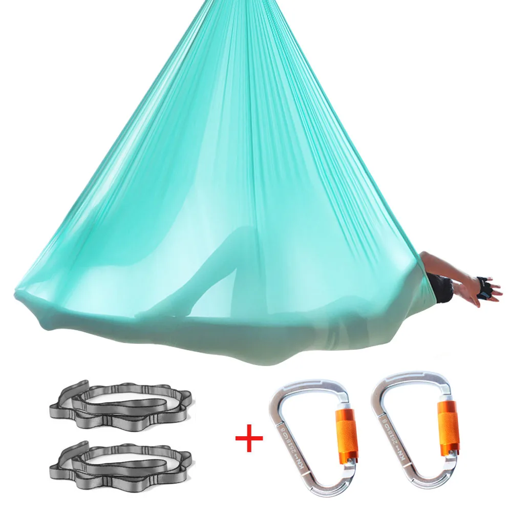 

Hammock Set 4M with Low Stretch Anti Gravity Yoga Swing Kit Aerial Silk for Exercise
