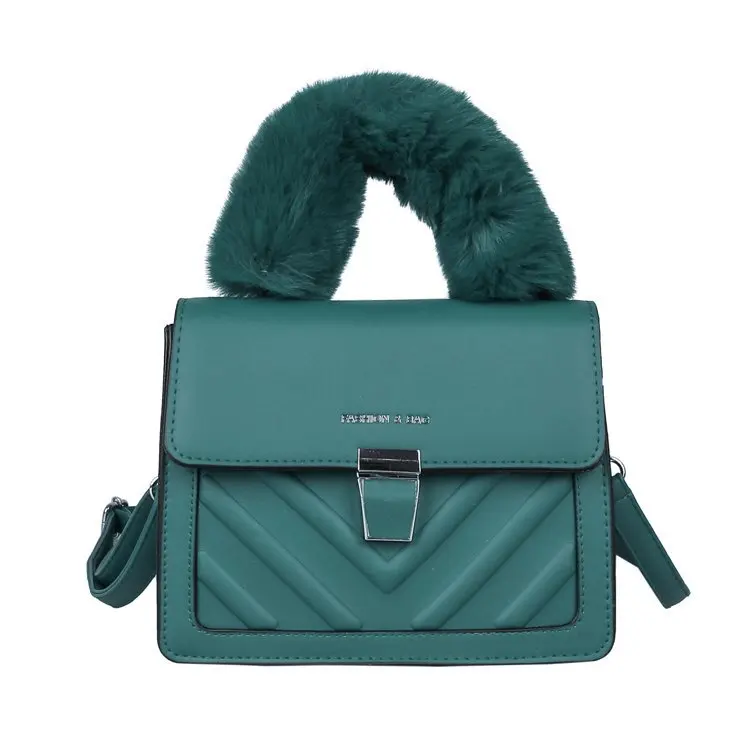 

Wholesale high quality Quilted PU Leather Trendy Women Hand Bags Sling Bags