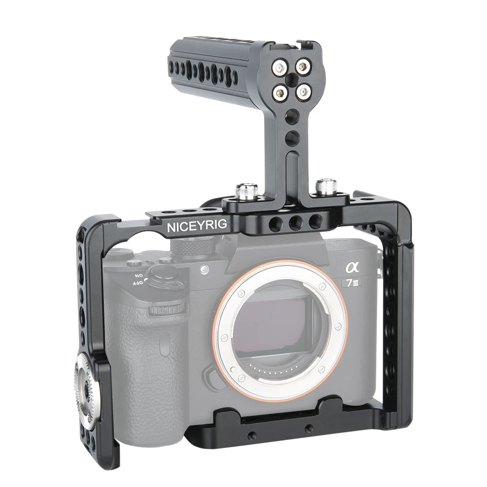 

NICEYRIG Camera Cage Kit for Sony A1 ILCE-1/A7RIV/A7SIII/A7RIII/A7III/A7MIII/A9/A7RII/A7SII