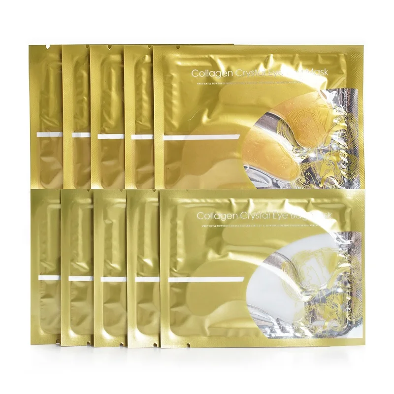 

OEM Private Label Under Eye Sleeping Mask Crystal Gel 24k Gold Hydrogel Collagen Dark Circle Eye Patches