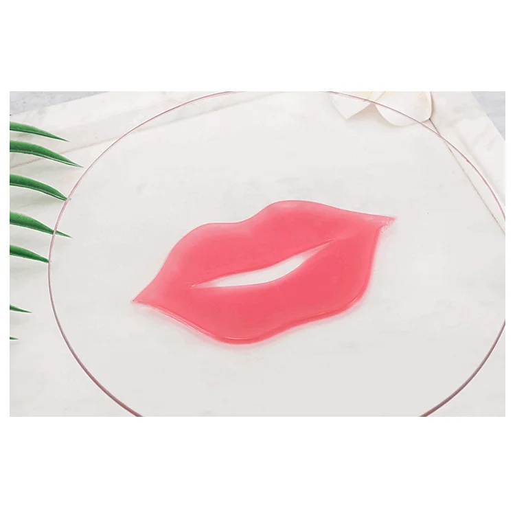 

2021 New Top Trends Factory Wholesale Price Cherry Collagen Honey Pink Lip Mask Crystal Sleeping Hydrogel Lip Mask Patch, Green scrub