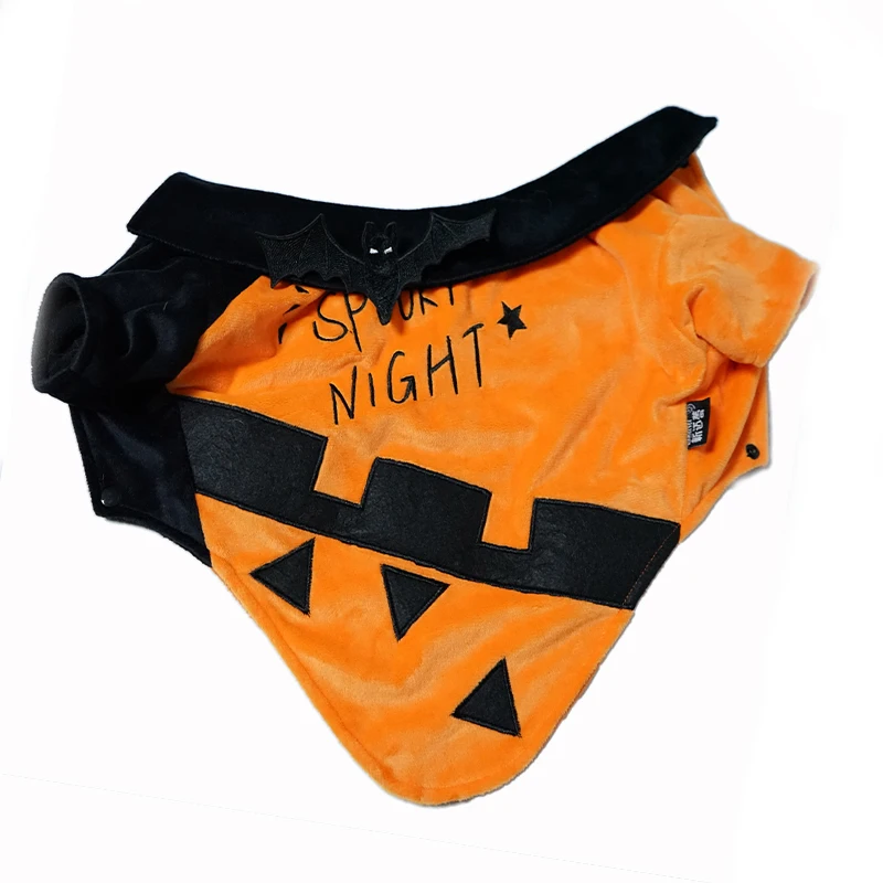 

Pet Costume Halloween Bat Jacket Cosplay Funny Cat Dog Autumn Winter Clothes Puppy Pet Cotton Warm Comfortable Coat, Picture