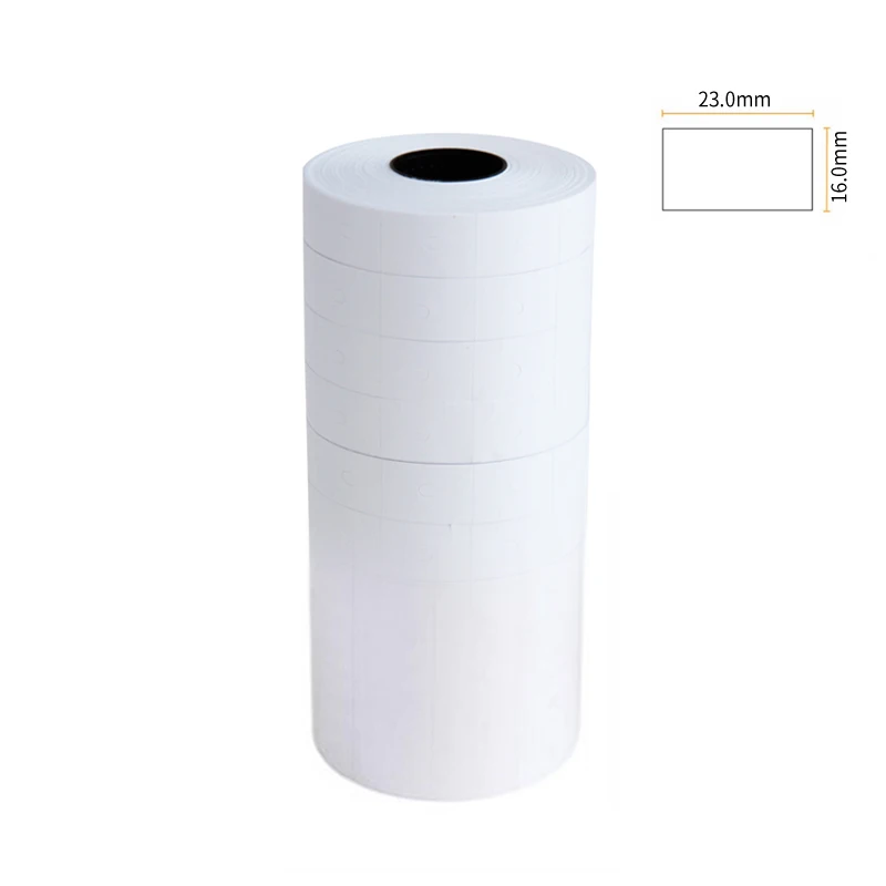 White Double Row Label Paper Label Sticker Price Labeler Gun Sticker