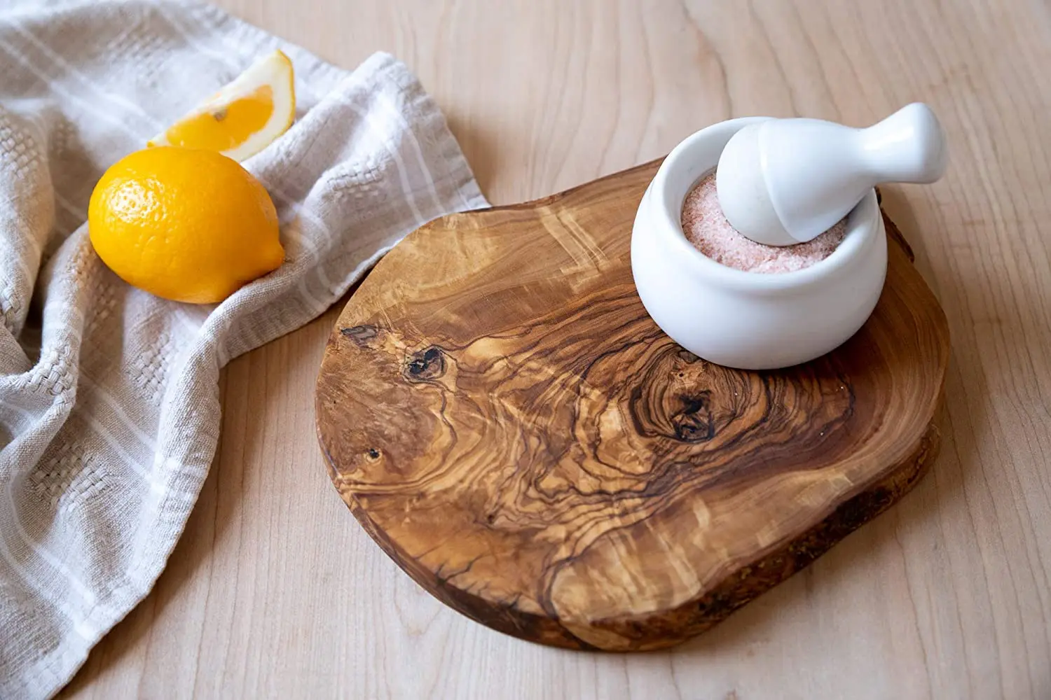 natural whole board olive wood chopping board coasters wooden