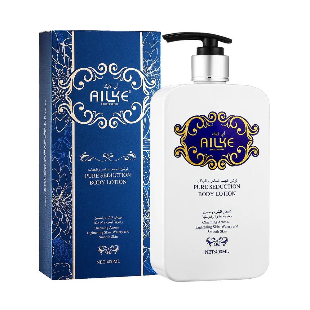 

Ailke Pure Seduction 400 ml Lightening Skin Watery Smooth Body Lotion with Floral Fragrance, White