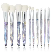 

OEM 10pcs Crystal Diamond Makeup Brush Set