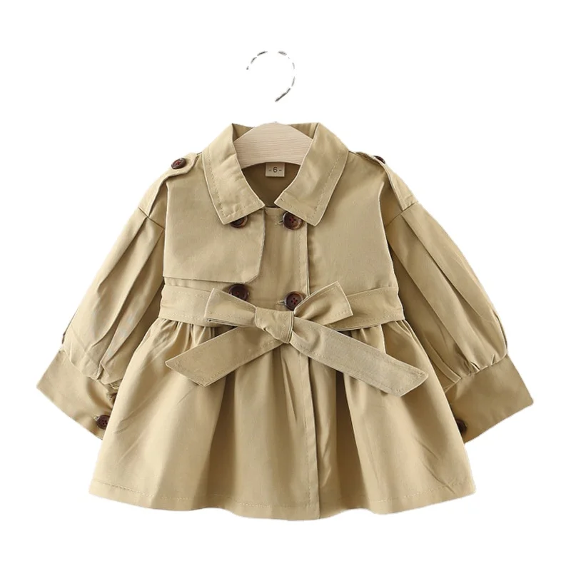 

CCXTF352 spring autumn new style kids girls clothes windbreaker jacket tops baby kid toddler girl trench coat