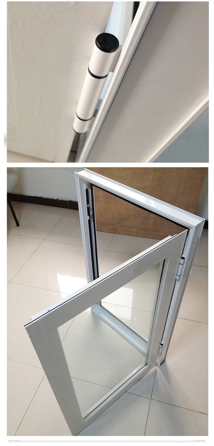 Chinese factory plastic crank handle window for balcony horizontal windows hand