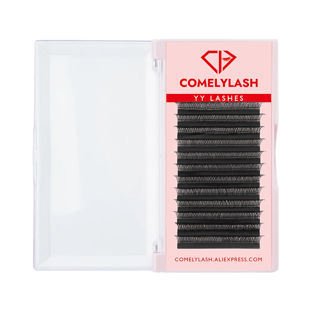 

Comelylash Best YY Shape Lashes Extension D Curl W Shape Eyelash Soft Extension Y Lash Extensions