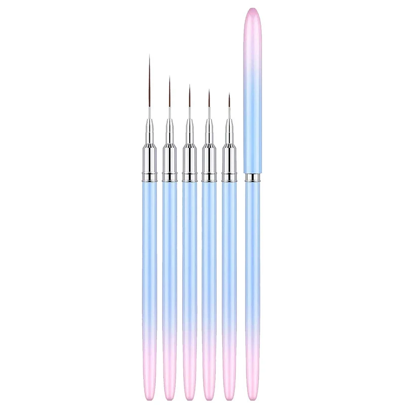 

New Nail Art Liner Brush Pen Extra Fine Nail Art Pink Ultra Thin Nail Brushes