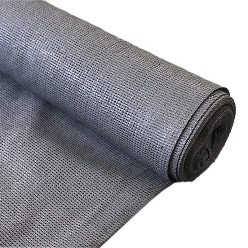 Grey HDPE Sunshade Sunscreen Net Raw Roll Materials Wholesale  Canopy Balconies Courtyard Circular Forest Sunshade Net