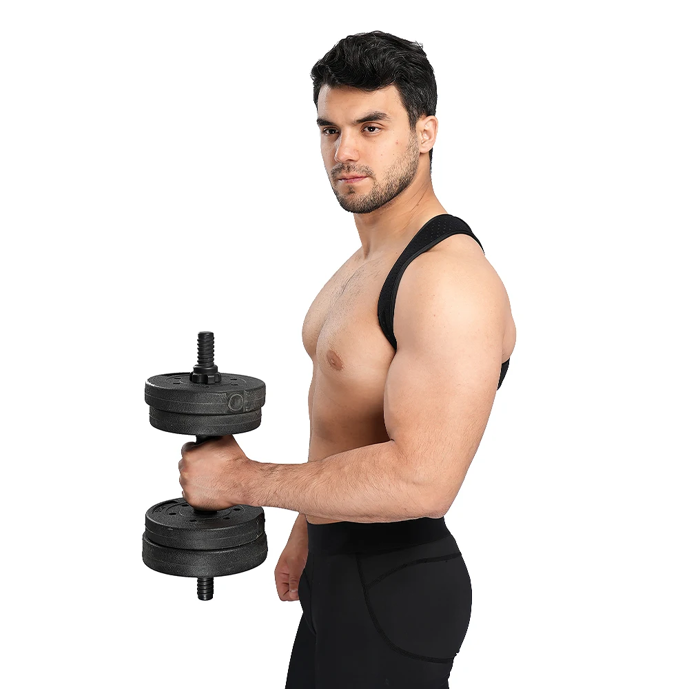 

High quality corrector de espalda magic back support, Black
