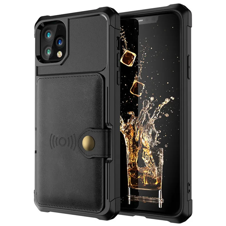 

For iPhone 12 Case Shockproof Cell Phone Accessories Flip Stand Leather TPU Wallet Phone Case Covers