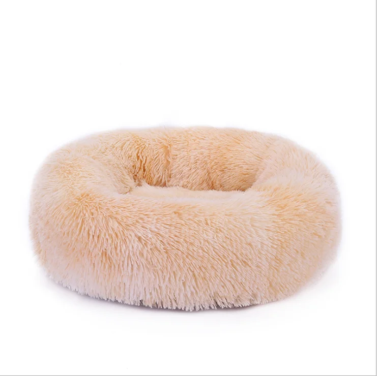 

Pet Bed sleeping room winter supplies Donut Pet Nest for Cats calming pet bed, Customized color