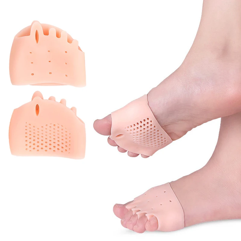 

Gel Pads Silicone Forefoot Pads for Pain Relief &Foot Care, Beige