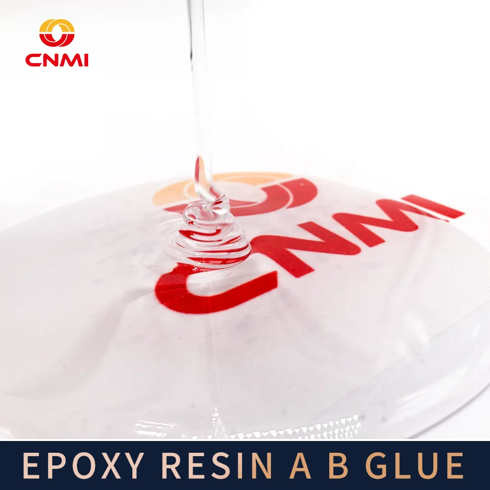 CNMI 2:1 AB Epoxy Resin Adhesive Transparent Gloss Crystal Curing