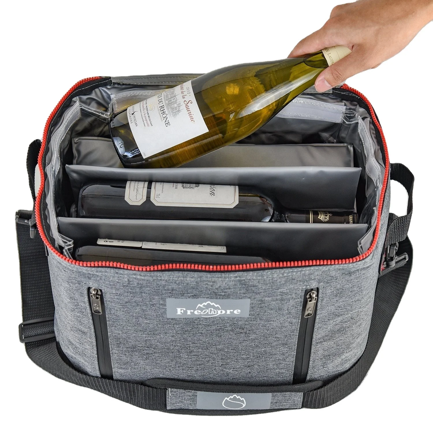 

customized new Insulated lunch thermal non woven food delivery Cooler bag,Promotion Portable Wine Cooler Bag, Customized color