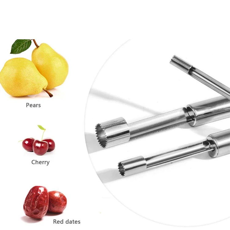 

Wholesale 4 size cheap stainless steel fruit slicer cutter peeler corer