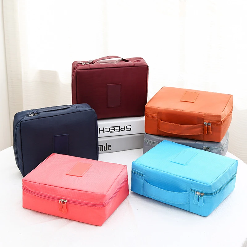 

Travel toiletry bags Custom Private Label Waterproof Polyester Toilet Bag Travel Makeup Cosmetic Bag